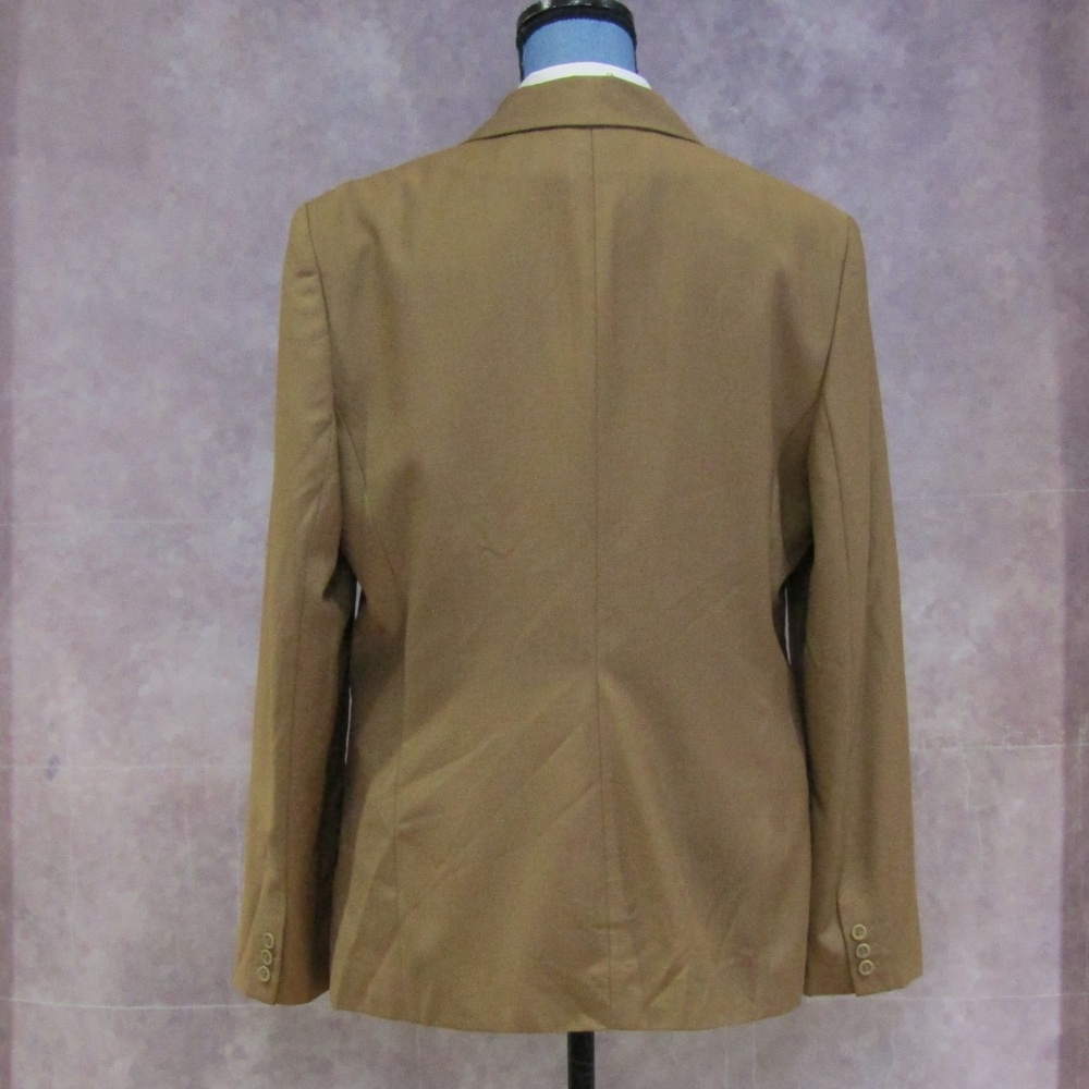 Evan Picone Brown Suit Coat Blazer Size 14 - Picture 3 of 4